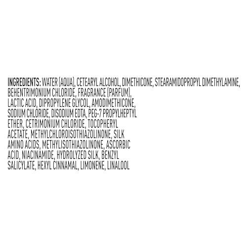 Suave Silk Protein Infusion Conditioner, Sleek and Smooth, for Soft Hair and Frizz Control, 28 oz Pack of 4